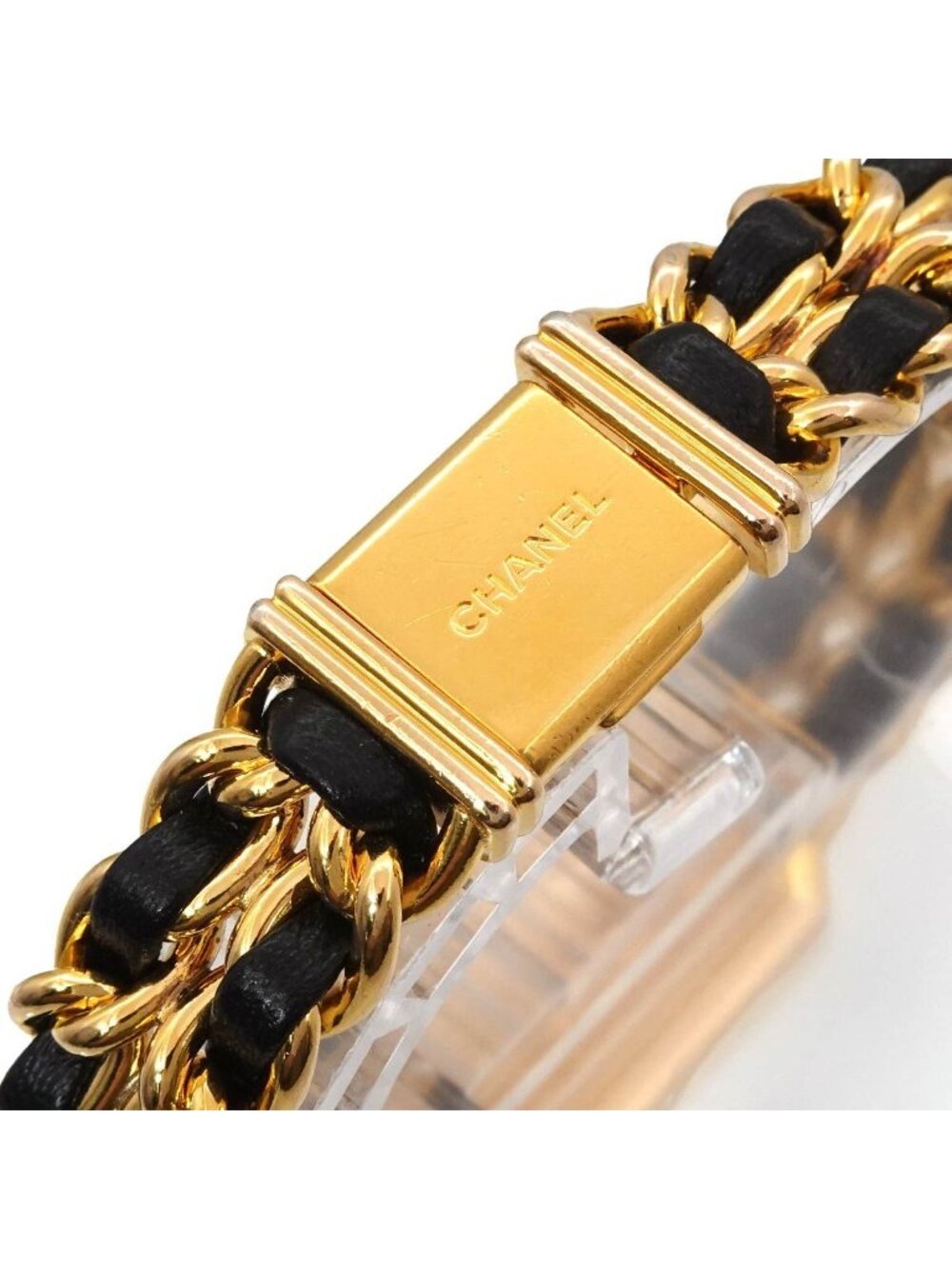 Chanel Premiere L Vintage Watch Black Gold - Picture 6 of 6